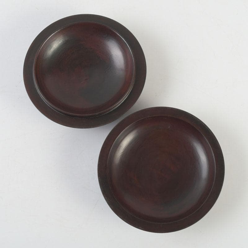 茶道具　鎌倉彫　花木文　香合　時代箱付　V　9611