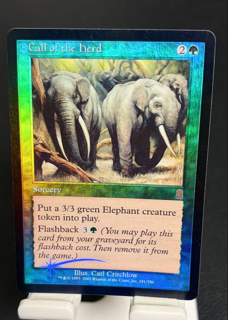 MTG 獣群の呼び声 英語 FOIL 初版 - メルカリ