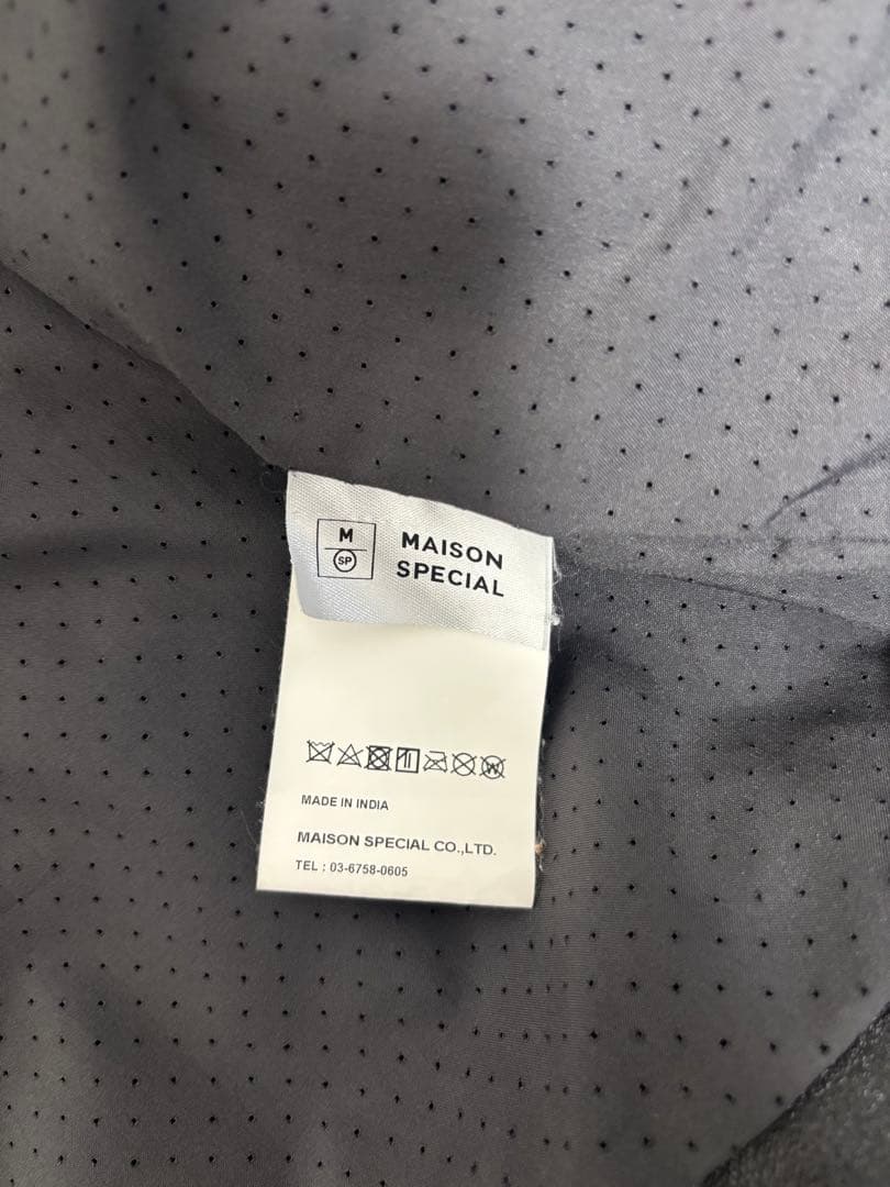 大幅値下げ！メゾンスペシャル セミダブル 羊革ジャケット Mサイズ