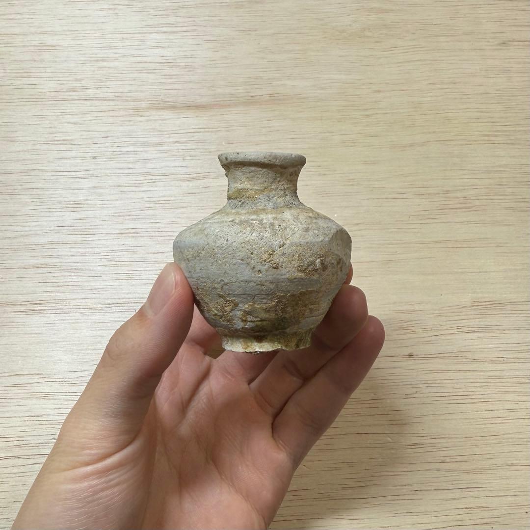 古瀬戸 小壷 分骨壺 鎌倉時代 陶片 発掘品 古美術 民