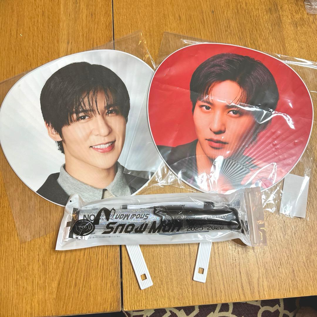 SnowMan Dome Tour ON 目黒蓮 うちわ ペンライト - メルカリ