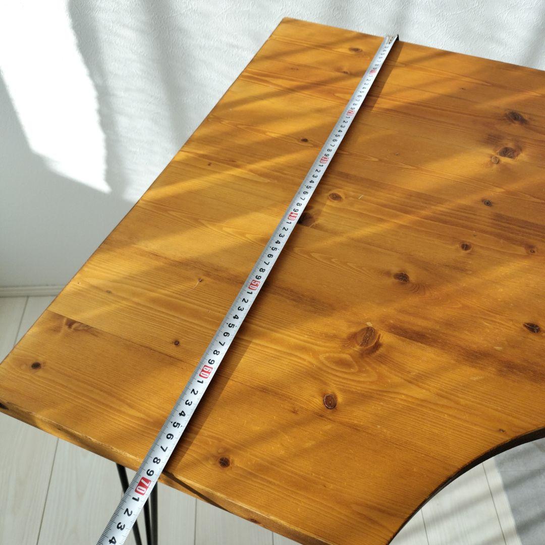 LOWYA ロウヤ ワークデスク ヴィンテージ L字 天然木 幅140