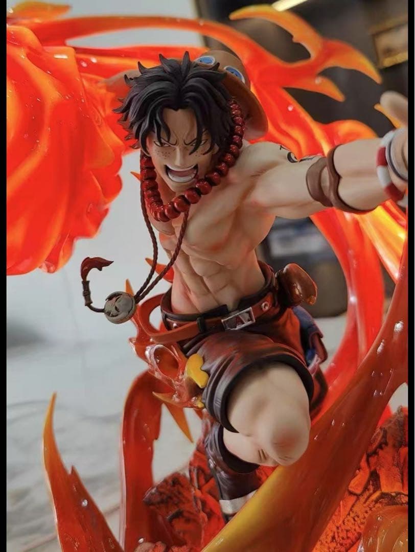 ワンピース 火拳のエース ガレージキット ガレキ スタチューX①①