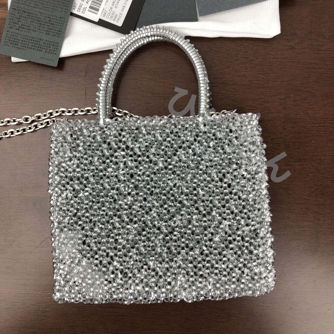 美品！ANTEPRIMAスタンダード ミニアトゥーラ ワイヤーバッグ　シルバー