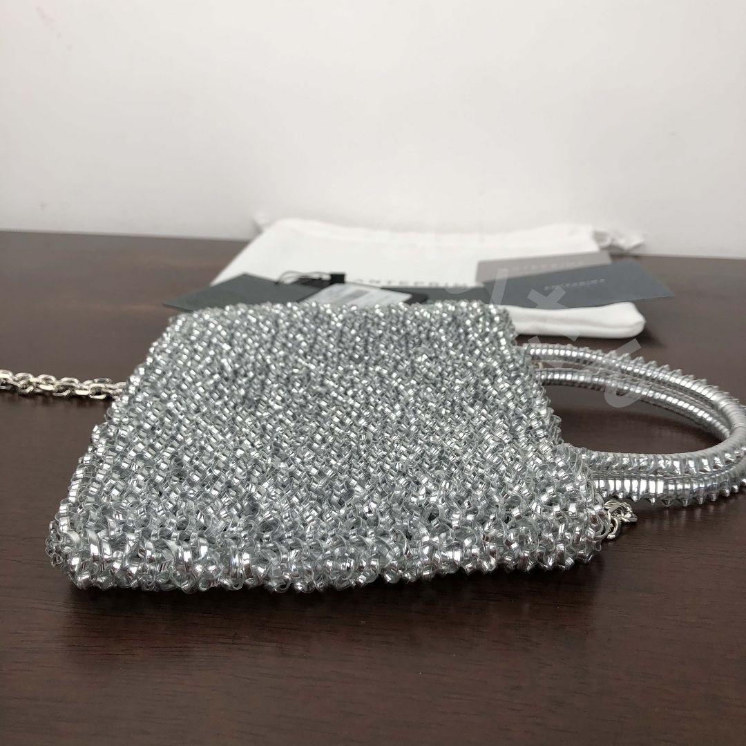 美品！ANTEPRIMAスタンダード ミニアトゥーラ ワイヤーバッグ　シルバー