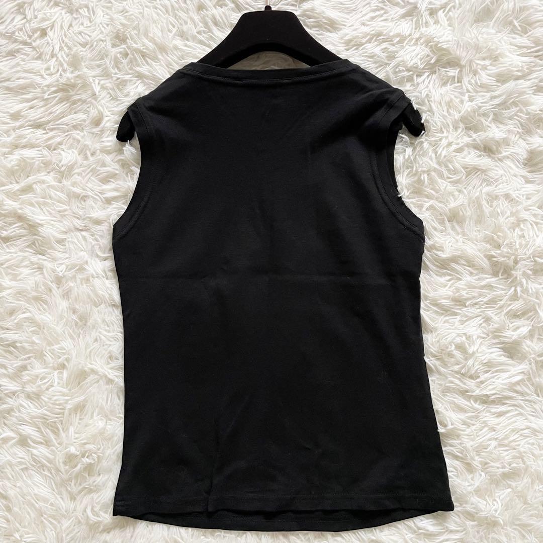美品　ガリアーノ期　クリスチャンディオール　タンクトップ　ブラック　サイズM