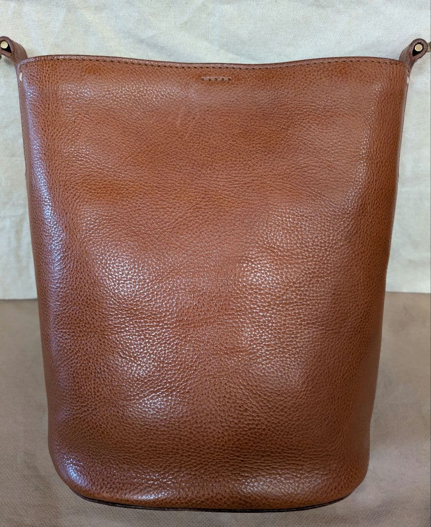美品 genten ゲンテン トスカノーブルⅡ ショルダー 2way バケツ型