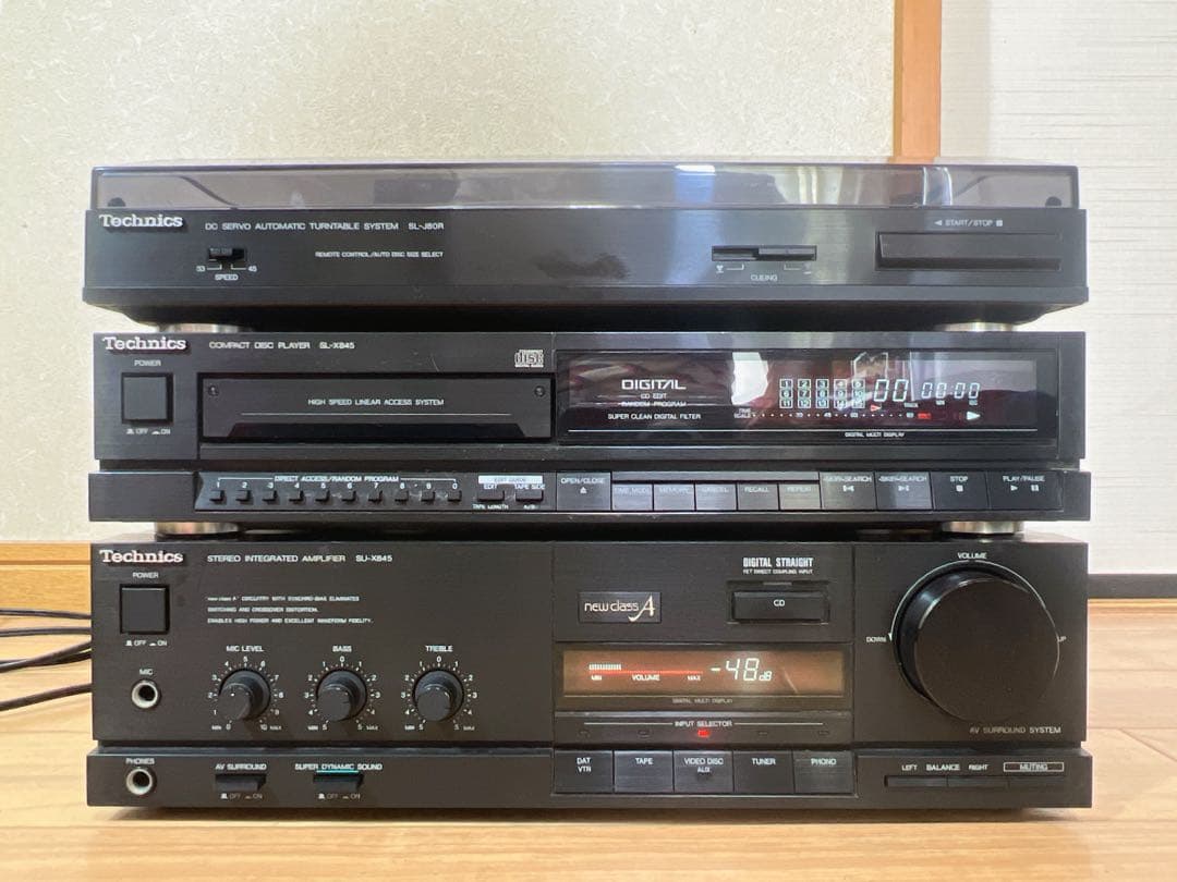 TECHNICS テクニクスコンポーネントCD/レコードデッキジャンク品 TECHNICS テクニクスコンポーネントCD/レコードデッキジャンク品