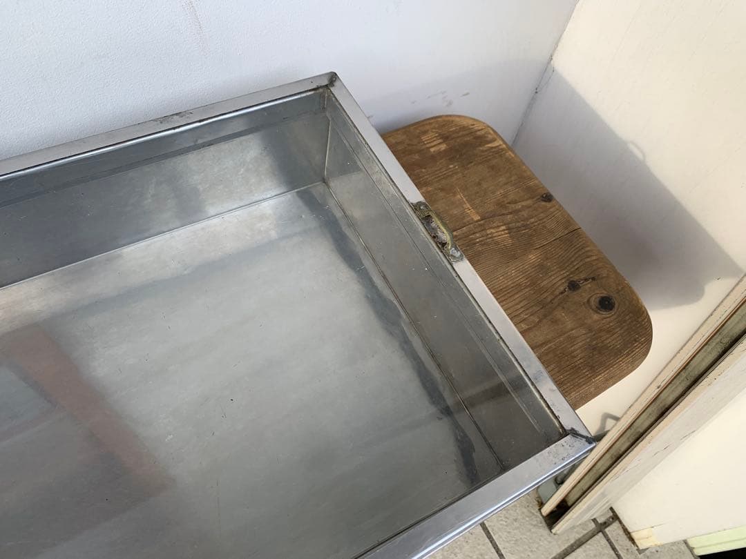 G0412☆駄菓子屋ケース ブリキガラスケース 蓋付ケース 駄菓子屋 店舗什器