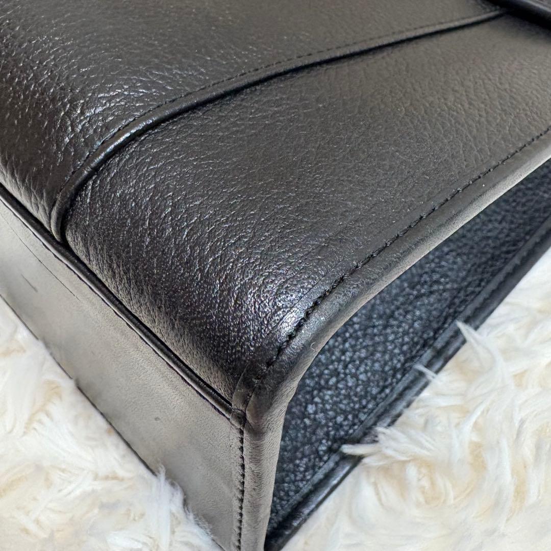 【美品】バーバリー オールレザー ビジネスバッグ 2way ノバチェック A4