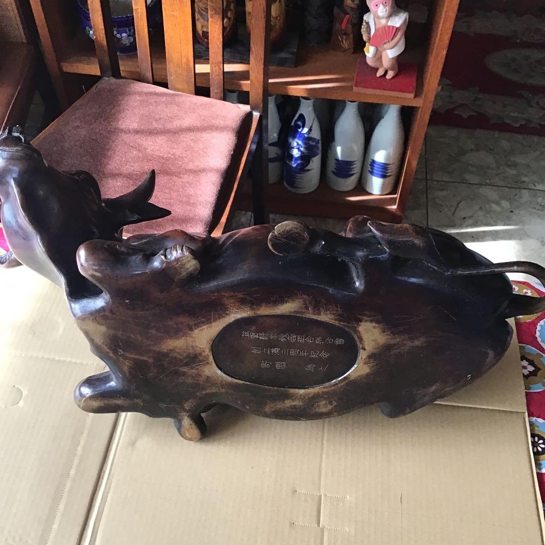 ブロンズ像 牛の像 18kg 置物 インテリア 真鍮 銅