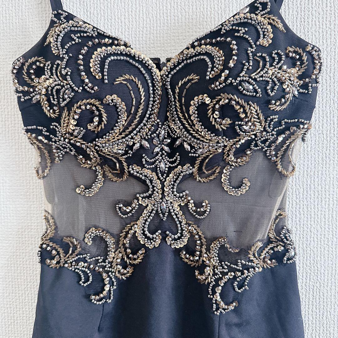 JEWELS ビーズ刺繍 タイトドレス キャバ ドレス ジュエルズ レディース