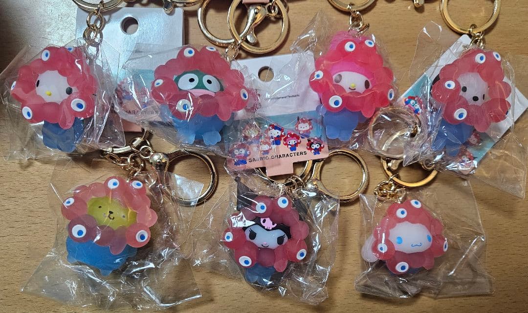 バ*ブ様 クリアサンリオキーホルダーセット