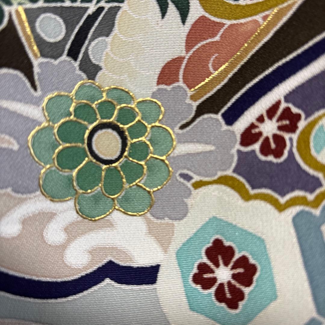 No.16 正絹男の子お祝い着　産着 長襦袢付き　のしめ 七五三