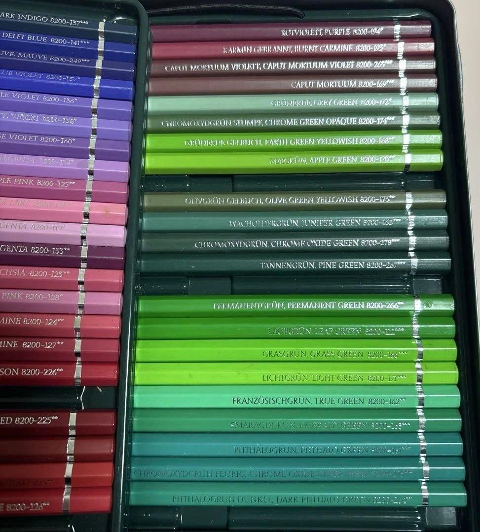 FABER-CASTELL 水彩色鉛筆109本セット缶入り