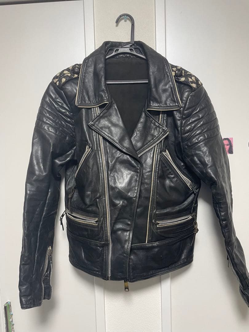 60s~70s ライダースジャケット ヴィンテージ 60's ヴィンテージ ラングリッツレザー ライダースジャケット Langlitz