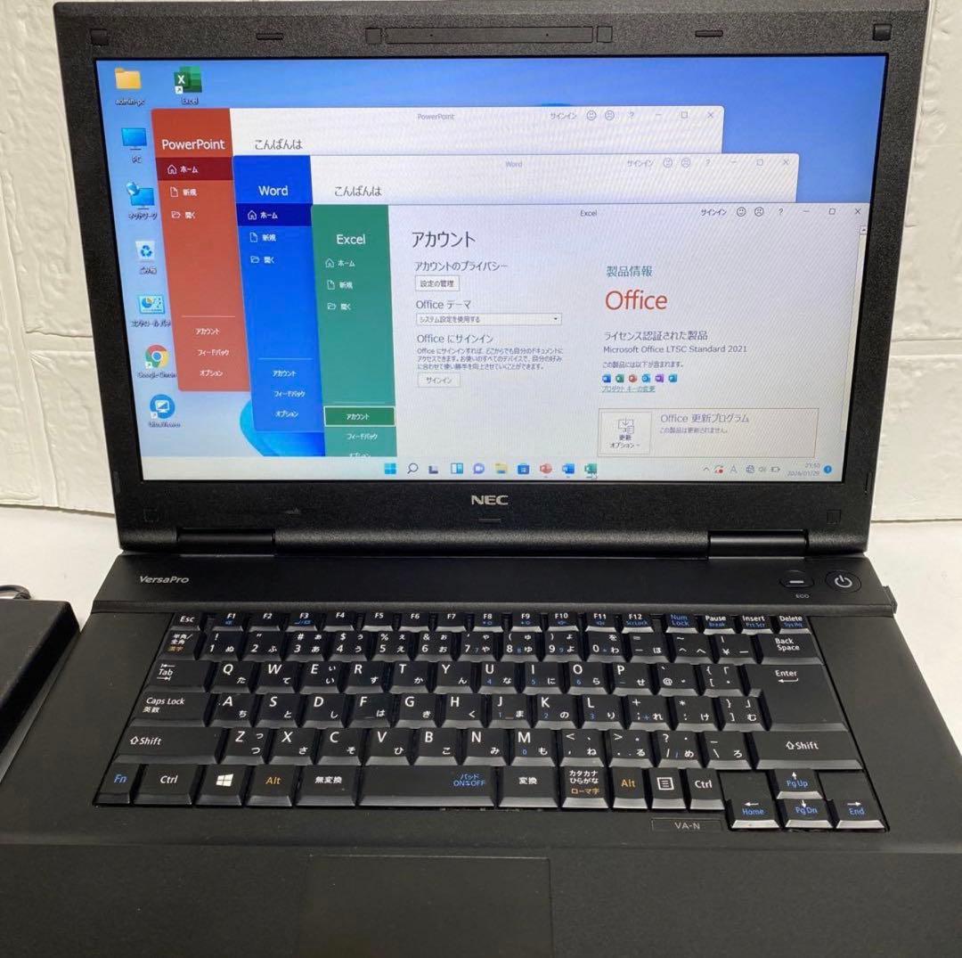 Windows11 オフィス付高速起動SSD NEC VersaproノートPC - メルカリ