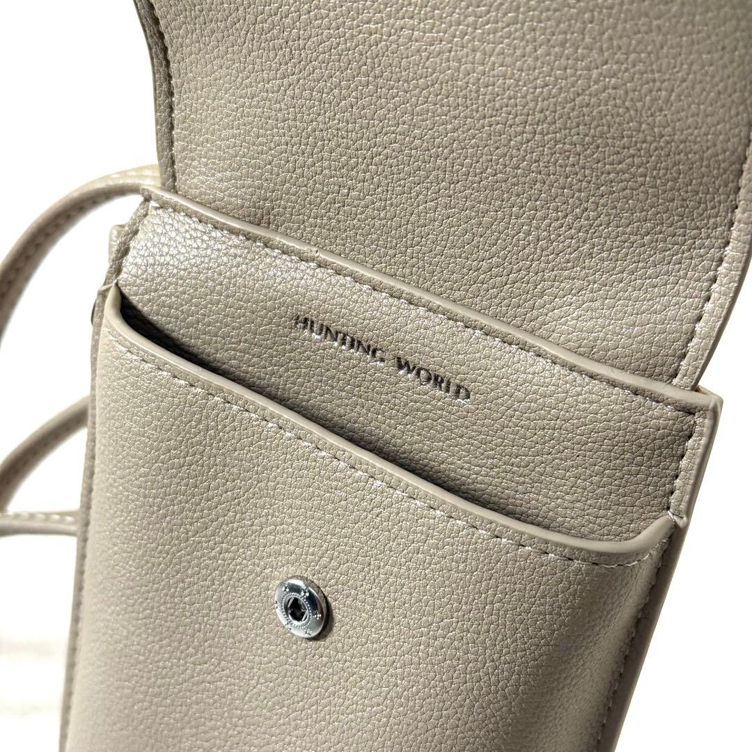Hunting World ハンティングワールド スマホショルダー ポーチ