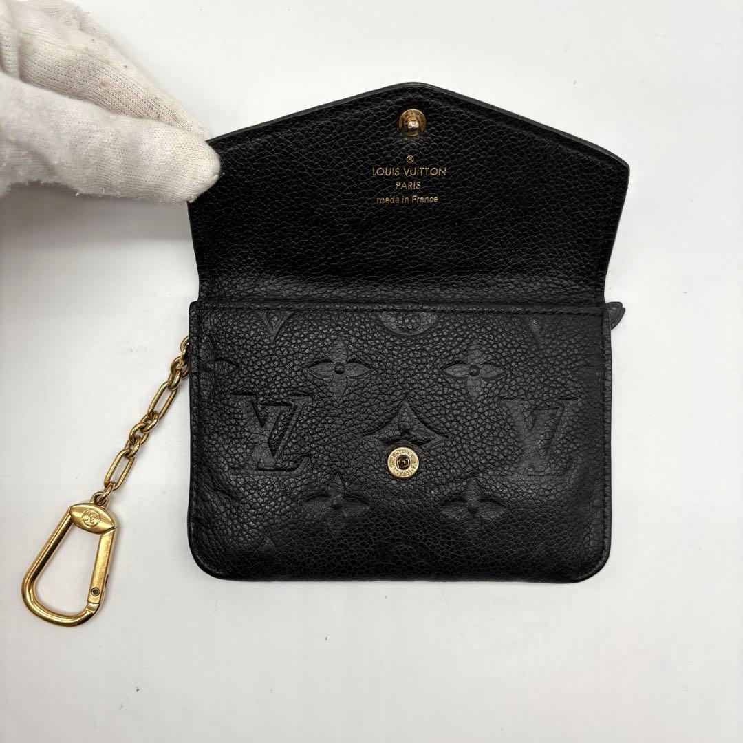ルイヴィトン アンプラント ポシェットクレ ケース ブラック 黒