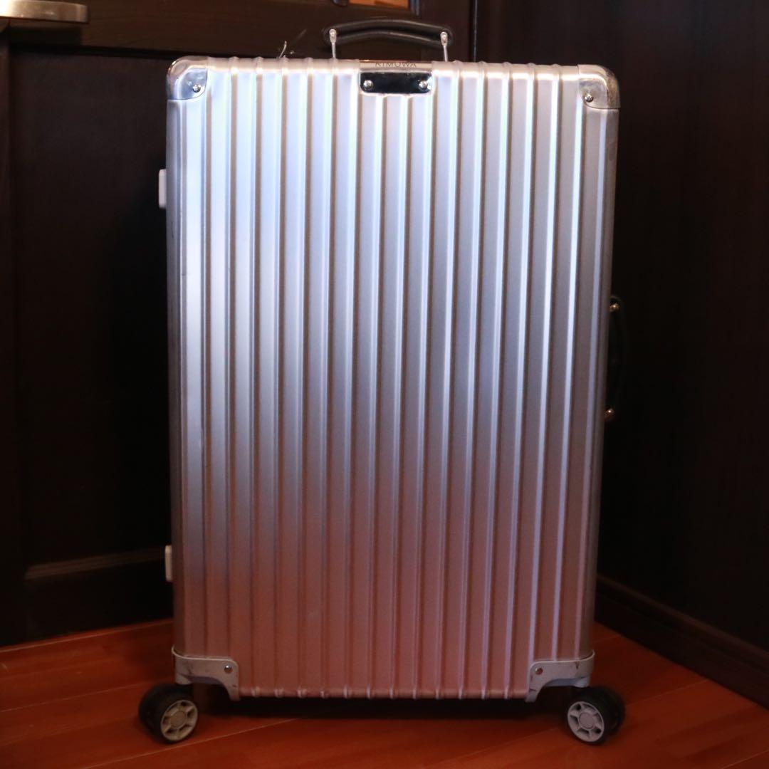 【美品】RIMOWA 現行 正規品 ドイツ製 61L クラシックチェックインM RIMOWA リモワ CLASSIC クラシック チェックイン Check-In M 61L