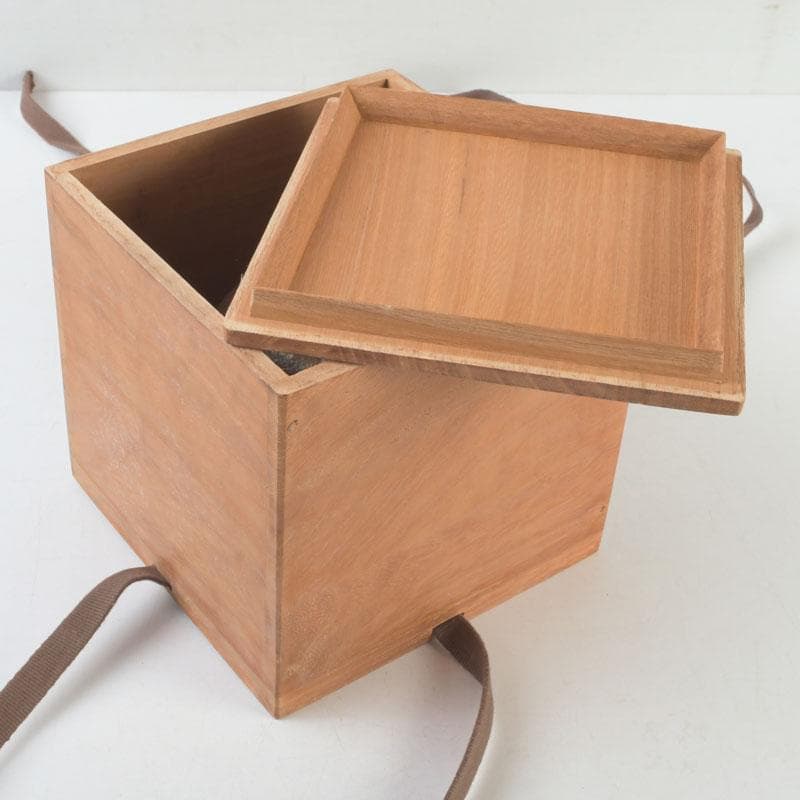 北大路魯山人作 信楽焼 花入 壷 共箱 V 9660