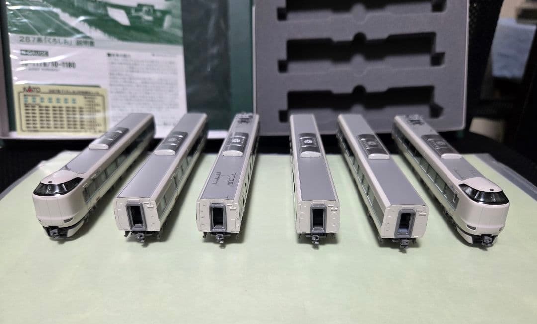 【全車両室内灯付き】KATO 10-1179 287系 くろしお\" 6両セット！