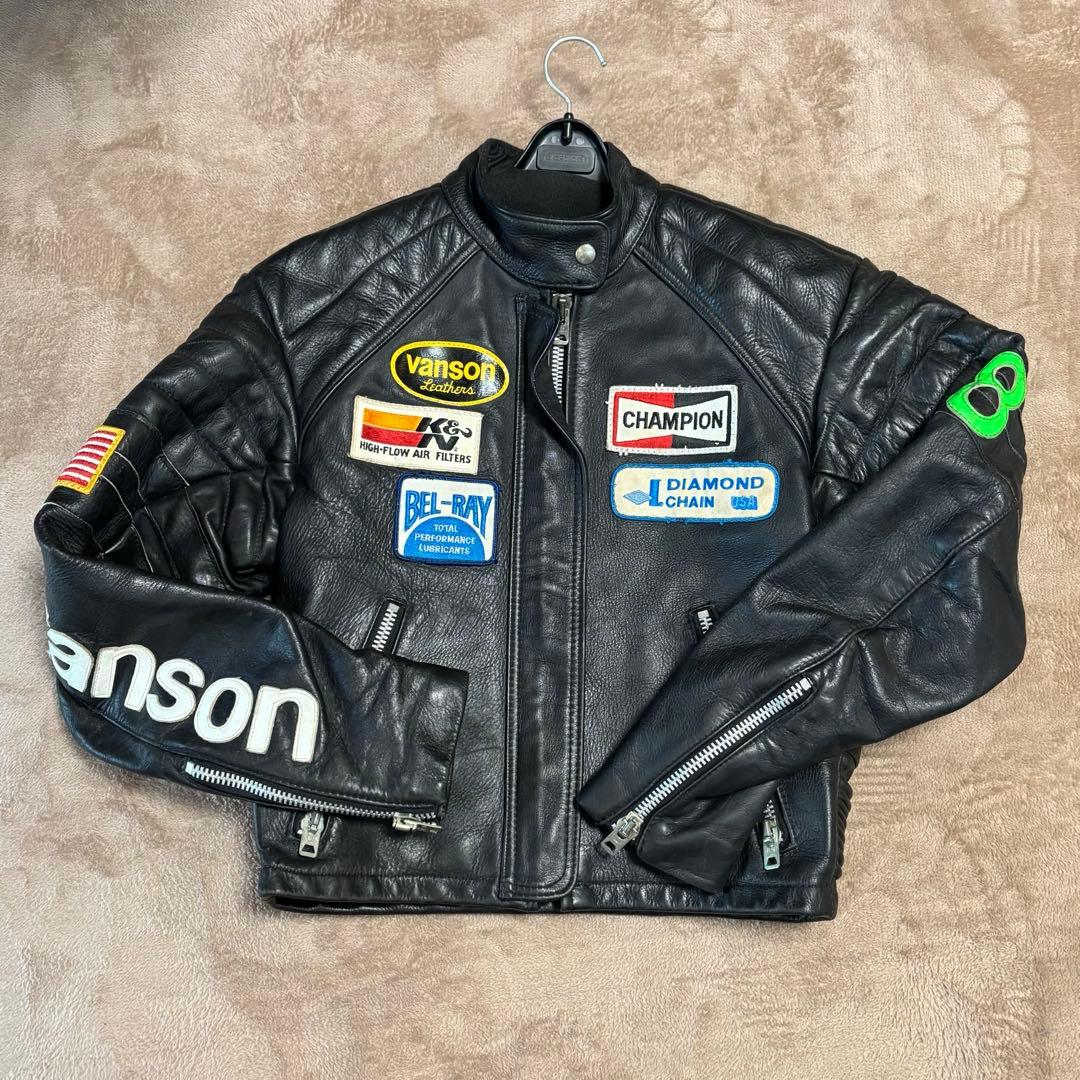 最終値下げ 超貴重❗️ VANSON TC サイズ38 ライダースジャケット