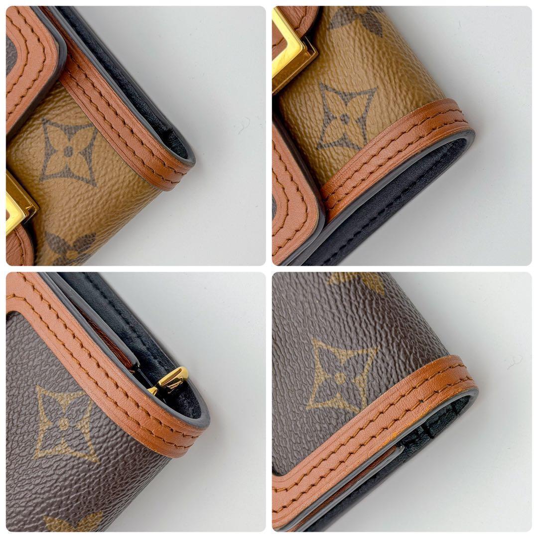 IC内蔵】ルイヴィトン モノグラム ドーフィーヌ コンパクト RFID 財布