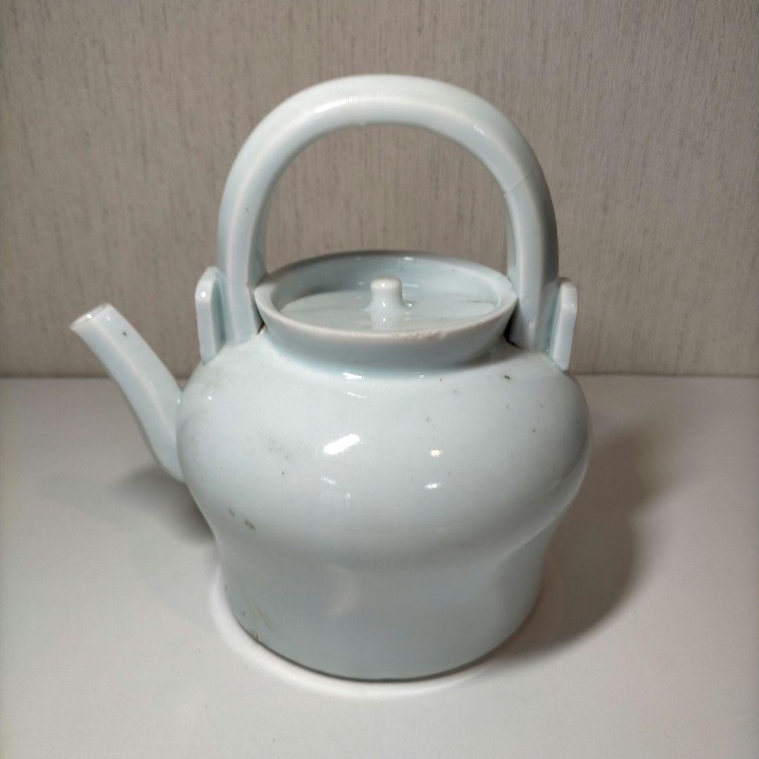 朝鮮古美術 　李朝白磁水注 　白磁提手水注 朝鮮古美術 李朝白磁水注 白磁提手水注