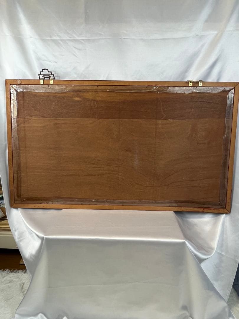 額入り壁掛け 水彩画 旭秋作　海岸 1151