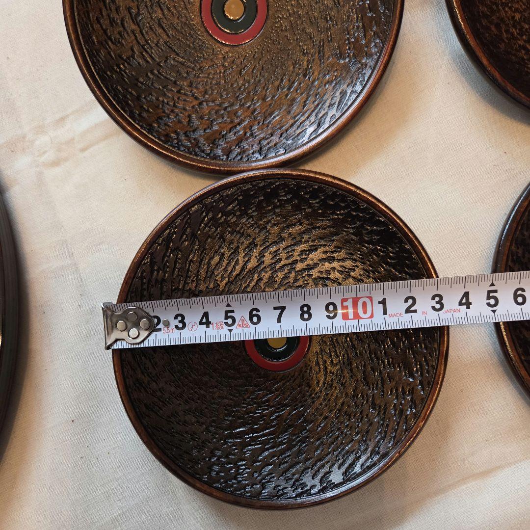 【新品】 山中漆器 盆、菓子鉢、菓子受け、茶托、セット 木箱入り