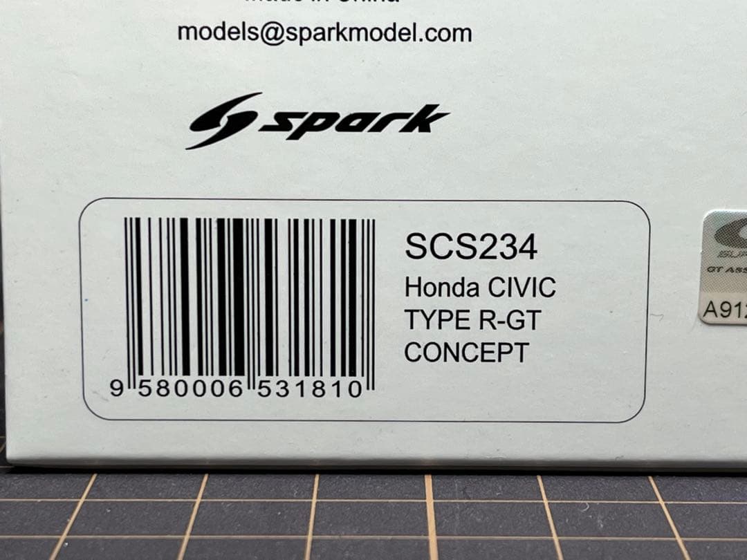 特注 スパークモデル spark シビック TYPE R-GT コンセプト