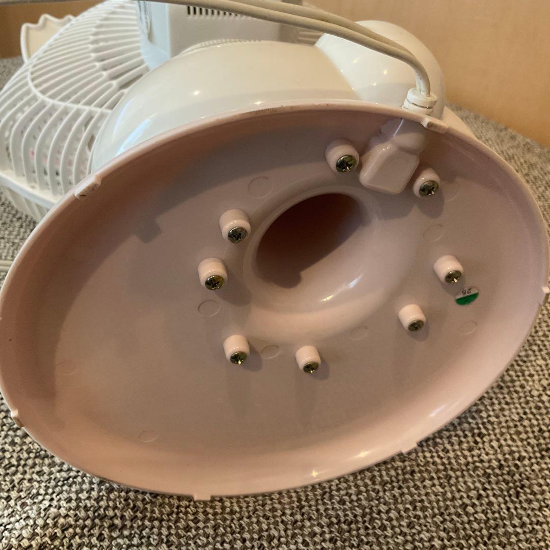 し*❌様 チャーミーキティ　扇風機　ピンク　06年製　羽根18㎝　風:強弱　首振