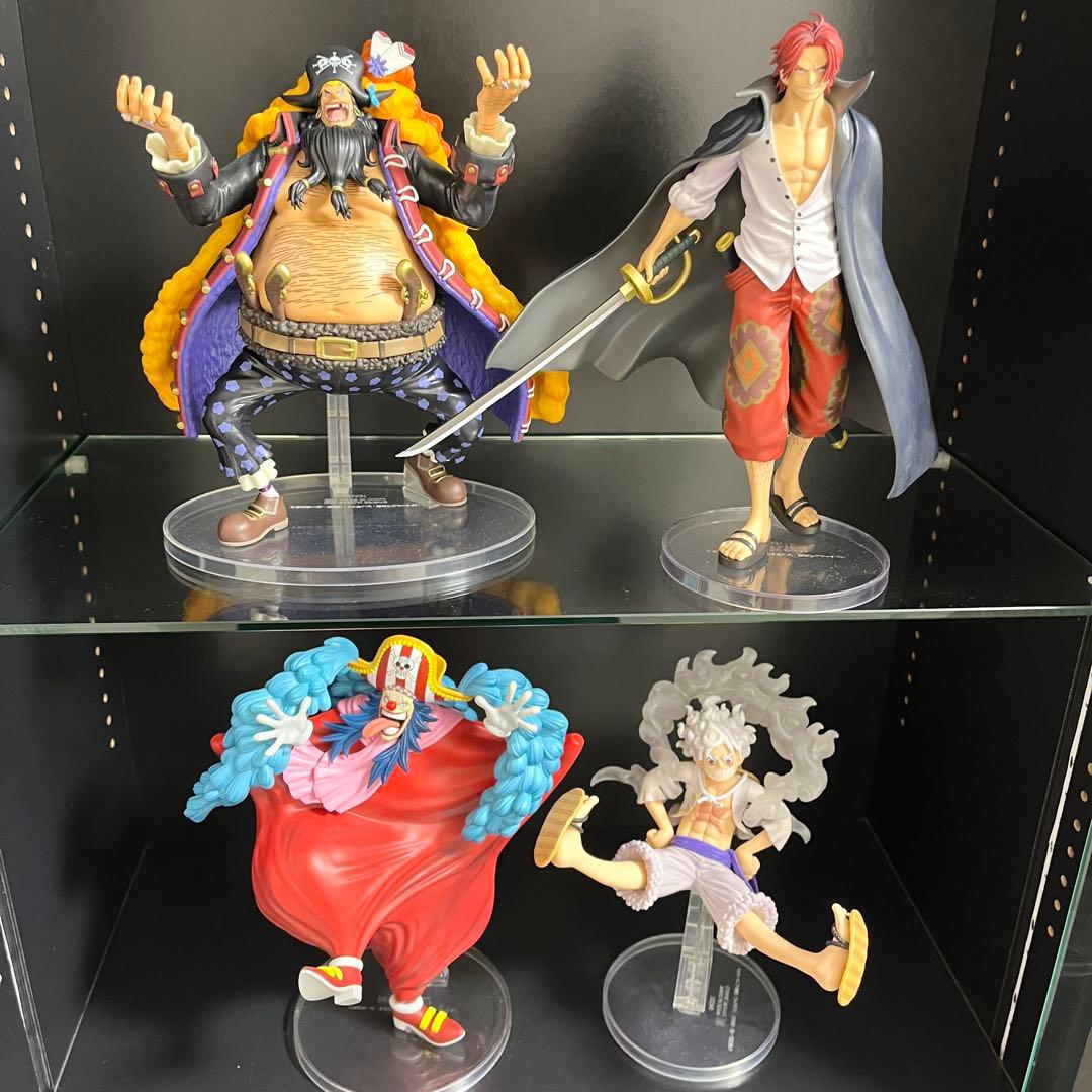 四皇 ワンピースフィギュア ルフィ シャンクス バギー ティーチ 合計10
