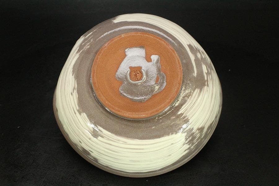 祥瑞窯 五代 陶匠 浅見五郎助 三島文 鉢 菓子鉢 共箱 未使用 839