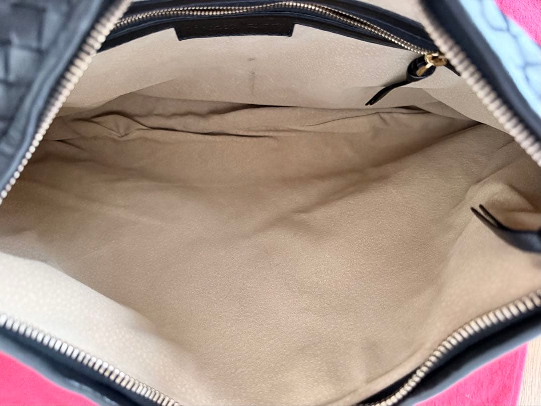 ボッテガヴェネタBottega Veneta☆ホーボーショルダーバック☆ブラック