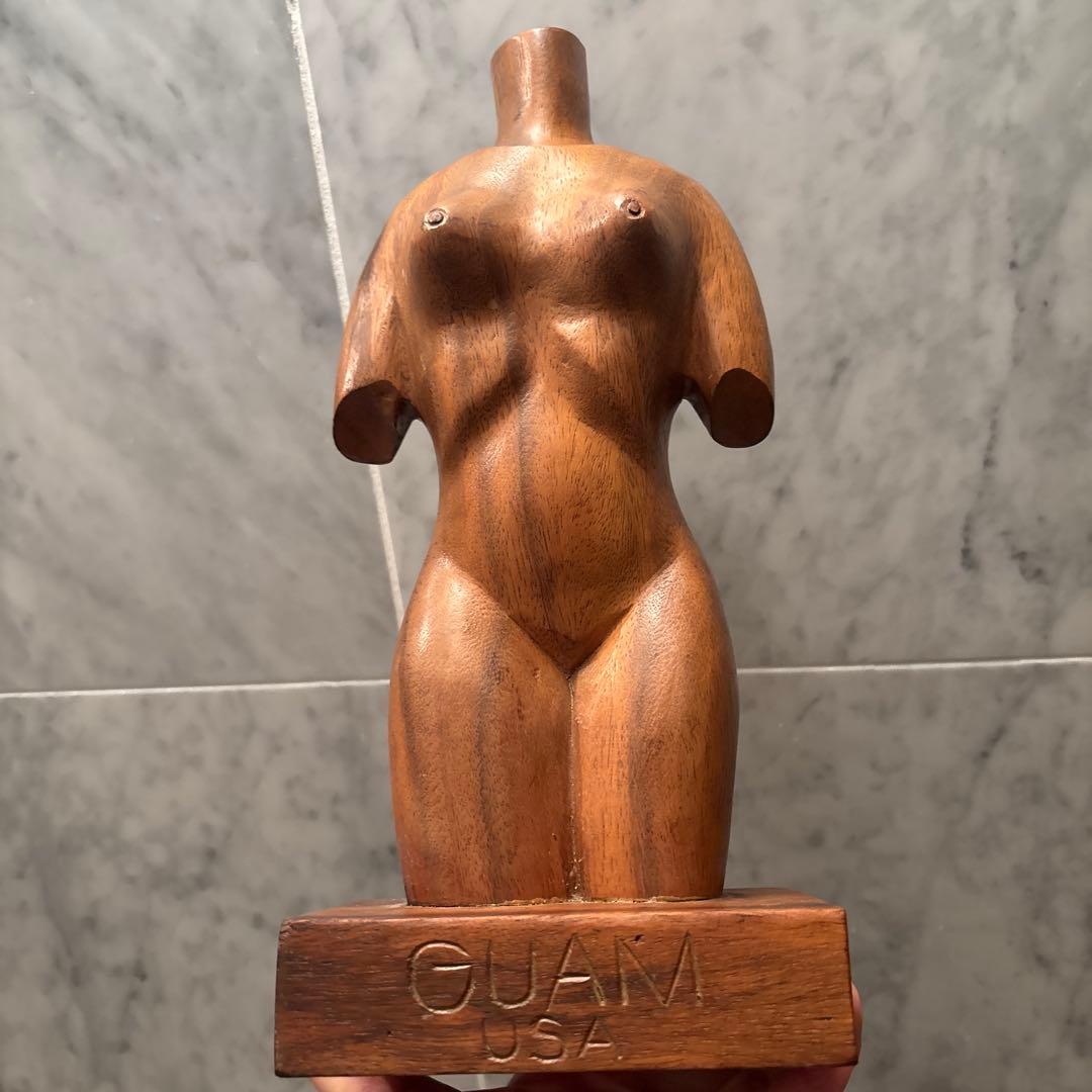 アメリカビンテージ ミッドセンチュリー生命感のある造形美 裸婦像の