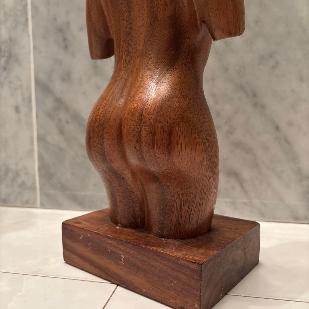 アメリカビンテージ ミッドセンチュリー生命感のある造形美 裸婦像の