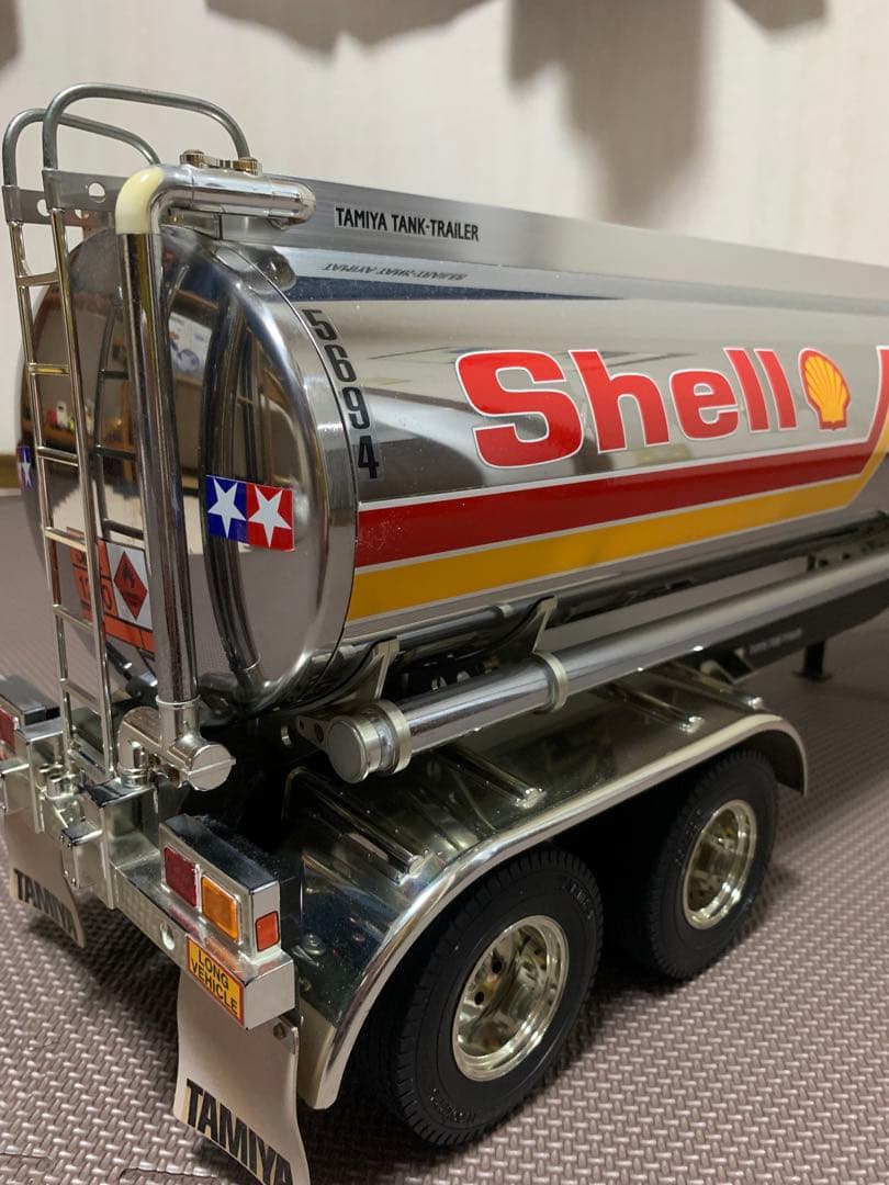 美品】タミヤ 1/14 トレーラー SHELL タンクローリー