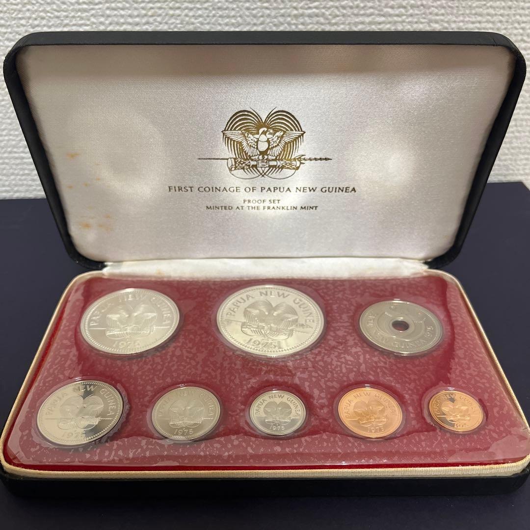 パプアニューギニア 初代セット 1975年 プルーフ仕上げ パプアニューギニア 初代セット 1975年 プルーフ仕上げ パプア