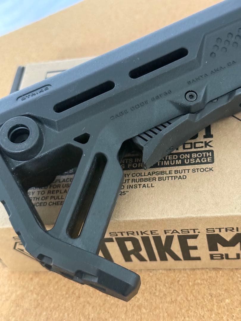 実物STRIKE MOD1 バットストック ブラックストライクインダストリーズ