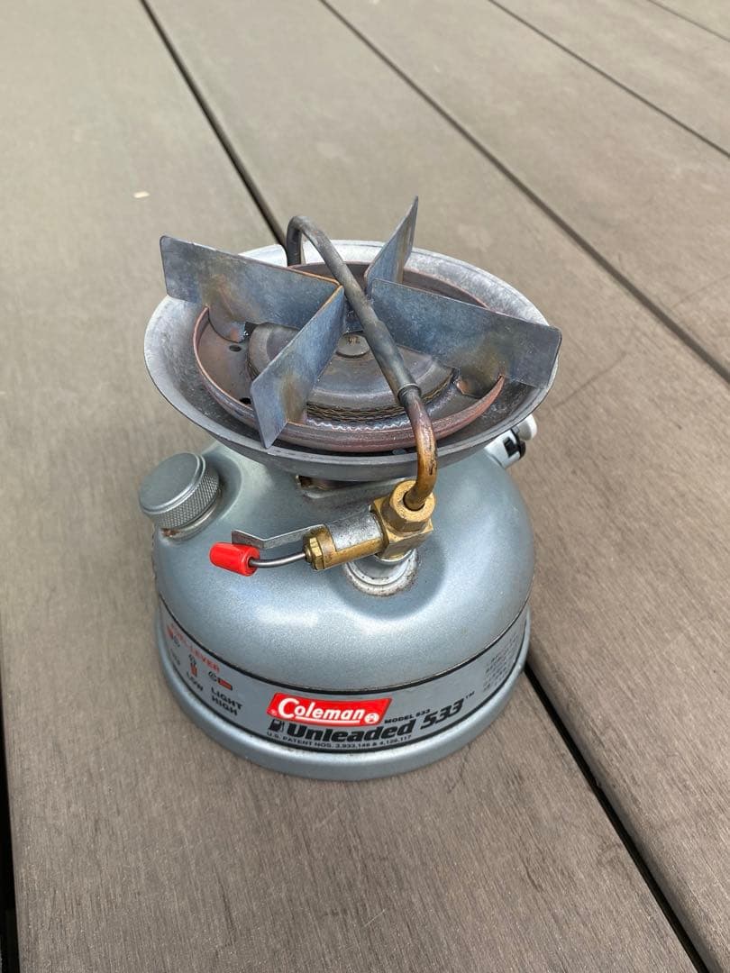 Coleman コールマン モデル533／ヒーターアタッチメント／純正ケース付