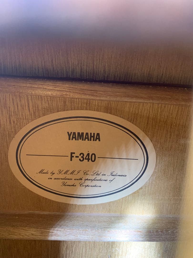 F*O様 YAMAHA F-340 初心者入門用 リペアマンによる整備、清掃済み YAMAHA