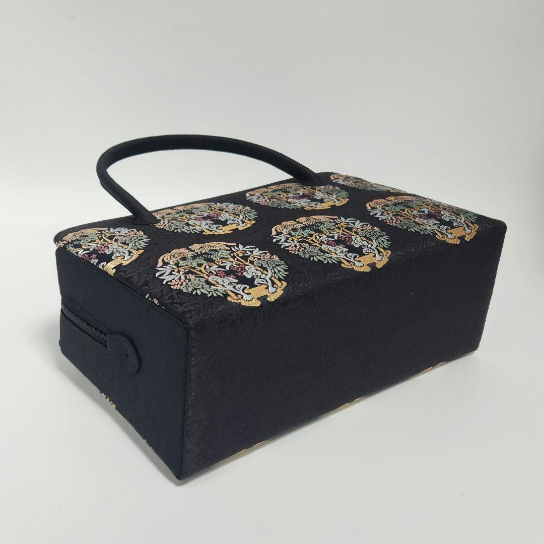 和装バッグ　利休バッグ　金蘭織物 入卒式　結婚式　商品番号:k-38