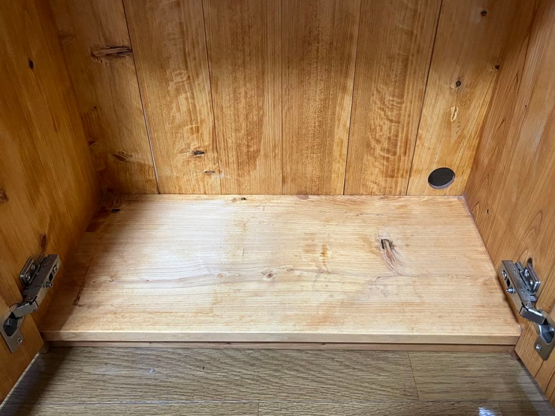 Cube a stump wood ヒノキ水槽台(60×30mm用)