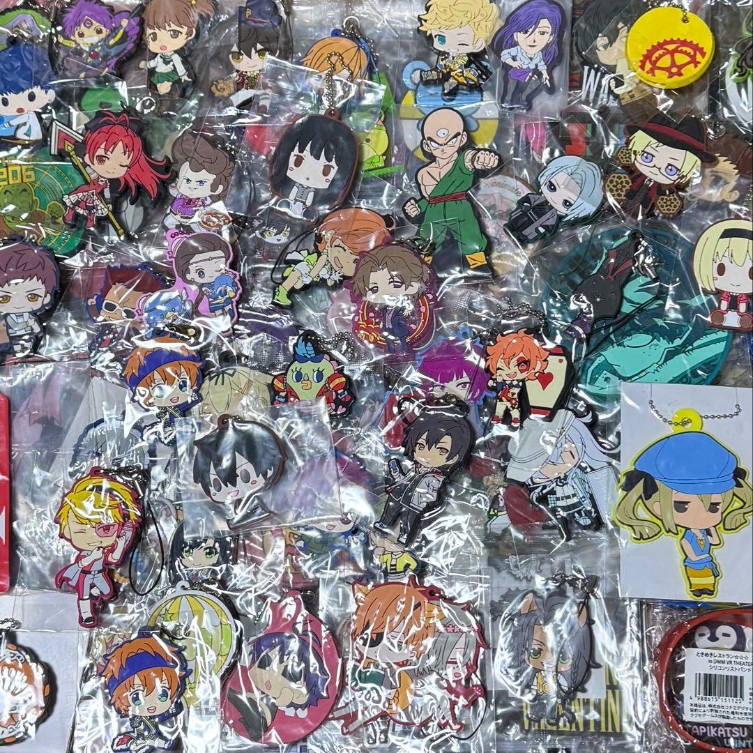 アニメ・キャラクター系グッズ ラバーストラップ系まとめ売り 約1074個セット