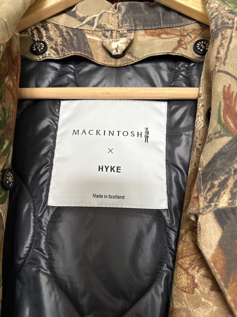 再値下げ！！MACKINTOSH x HYKE 迷彩ジャケット