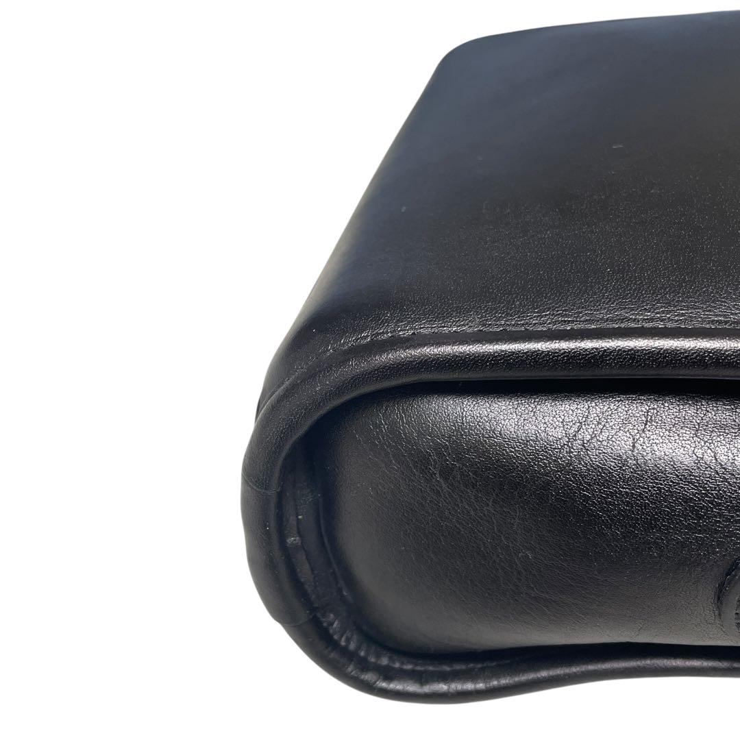 【美品】オールドコーチ USA製 9908 デボンバッグ ショルダーバッグ 黒