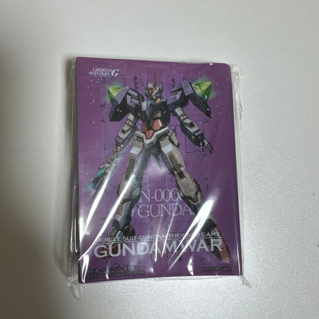 ガンダムウォー　スリーブ　ダブルオーガンダム　新品・未開封品 ガンダムウォー スリーブ ダブルオーガンダム 新品・未開封品
