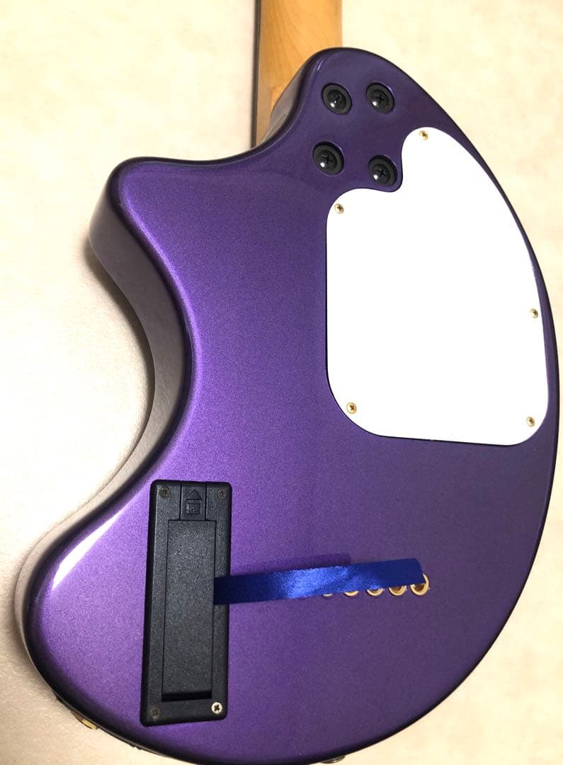 【美品】ZO-3C メタリックパープル アンプ内蔵ミニギター ソフトケース付